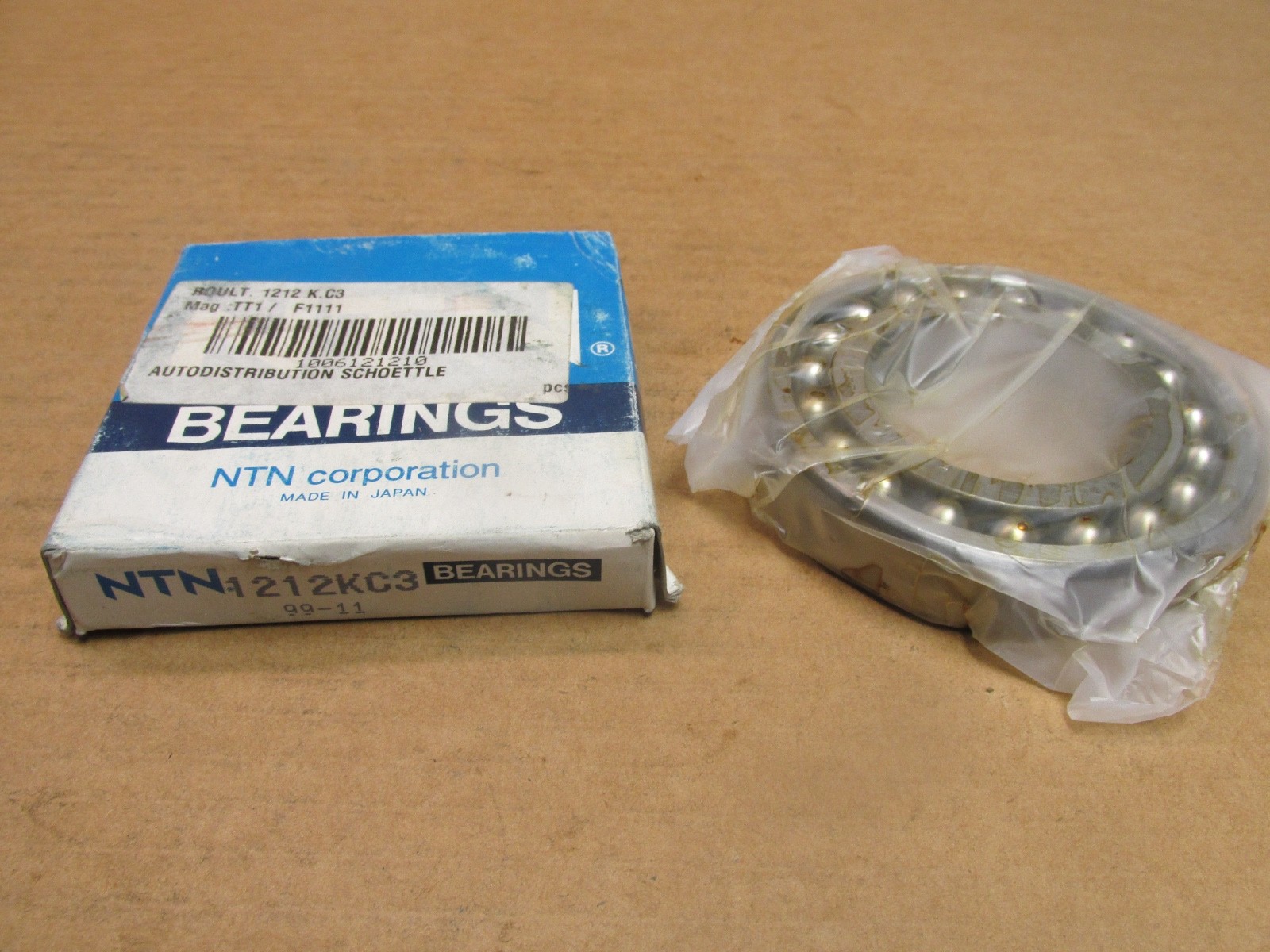 NTN 1212KC3 Self Aligning Bearings 60x110x22 mm 1212 K C3 1212K Japan