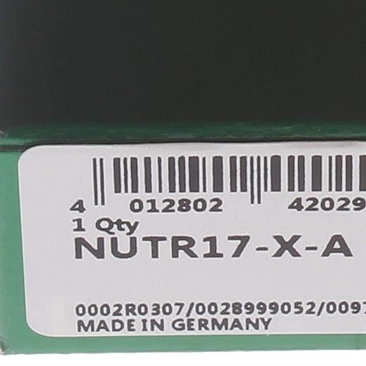 New INA NUTR17 X-A Needle Roller Bearing Made in Germany