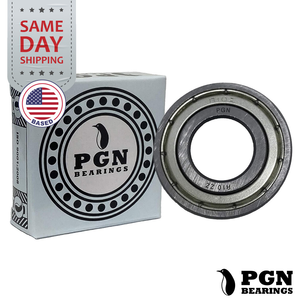 (30) R10-ZZ Premium Metal Shield Ball Bearing C3, 5/8″x1-3/8″x0.3438″, R10z