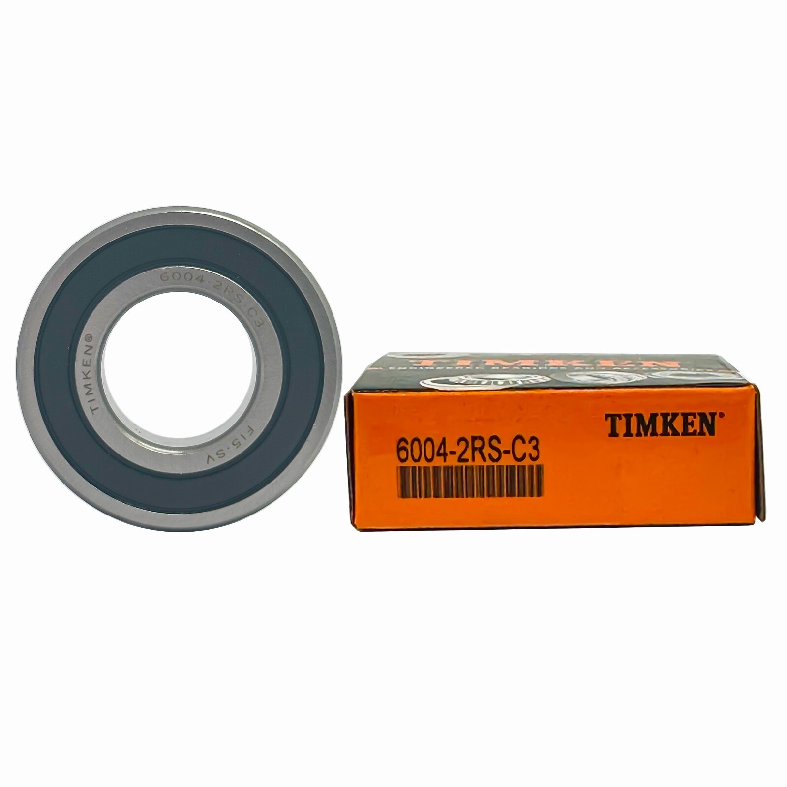 2PACK USA Brand TIMKEN 6004-2RS C3 20X42X12MM C3 Double Rubber Seal Bearings