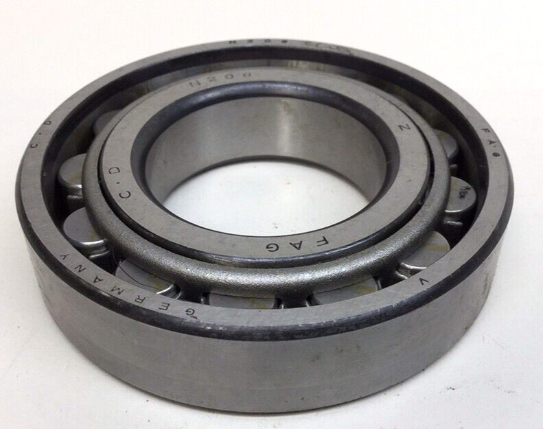 FAG N208 Cylindrical Roller Bearing 40mm ID X 80mm OD X 18mm W N-208