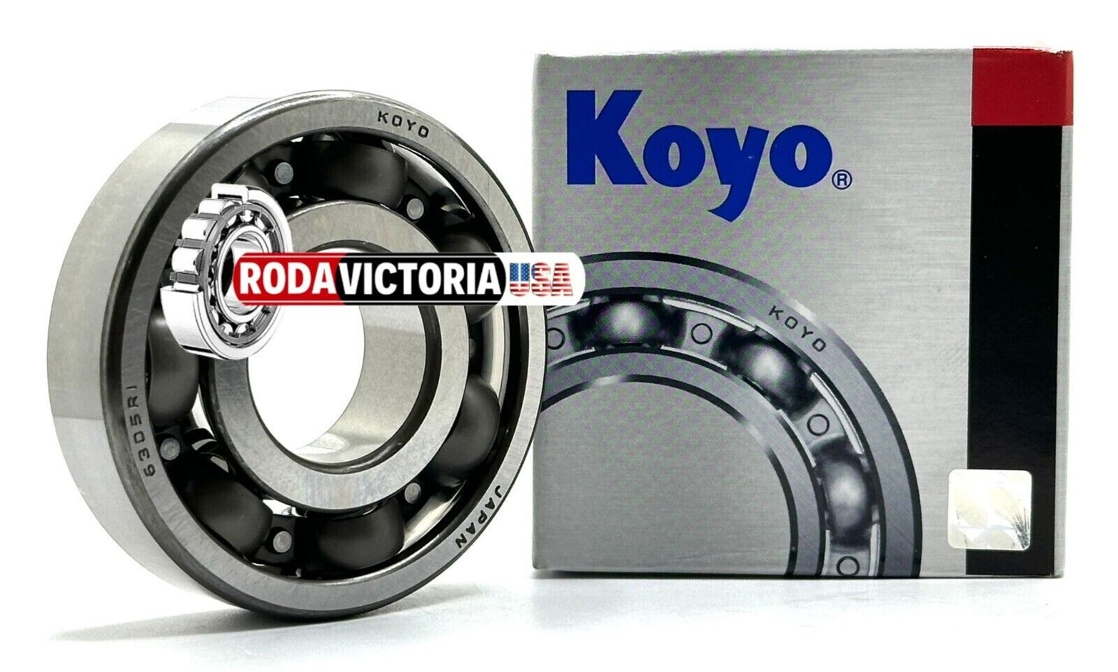 KOYO 6305 R1SH2-9TCS35 BALL BEARING for YAMAHA 93306-30556 25x62x16mm 25BC06