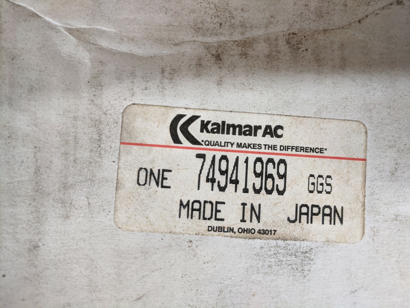 Kalmar 7491969 mast guide bearing, made in Japan ( NSK 45BFM1204M in box )