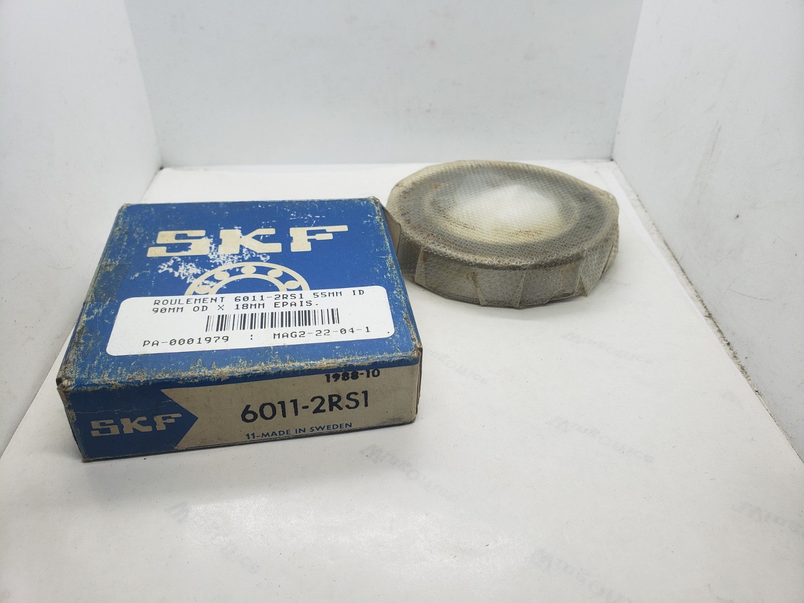 SKF 6011-2RS1 DEEP GROOVE BALL BEARING, NIB