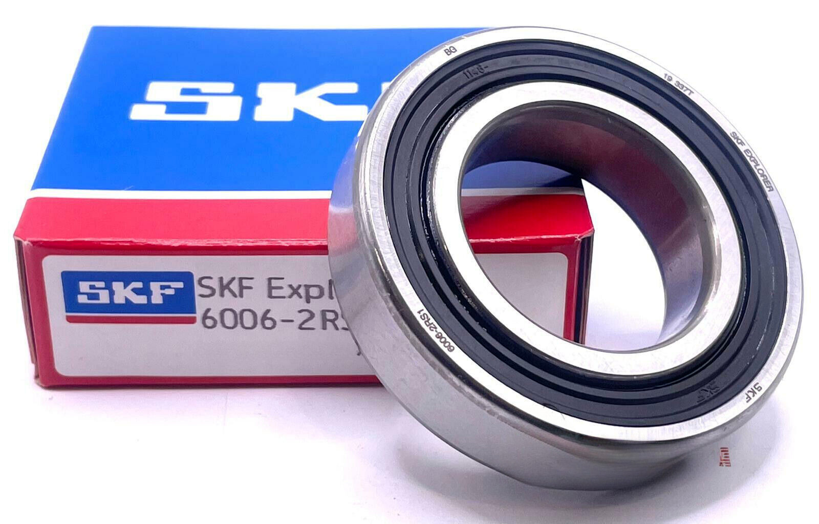 NEW SKF 6006 2RS1 C4 DEEP GROOVE BALL BEARING, RUBBER SEALED 30x55x13 mm