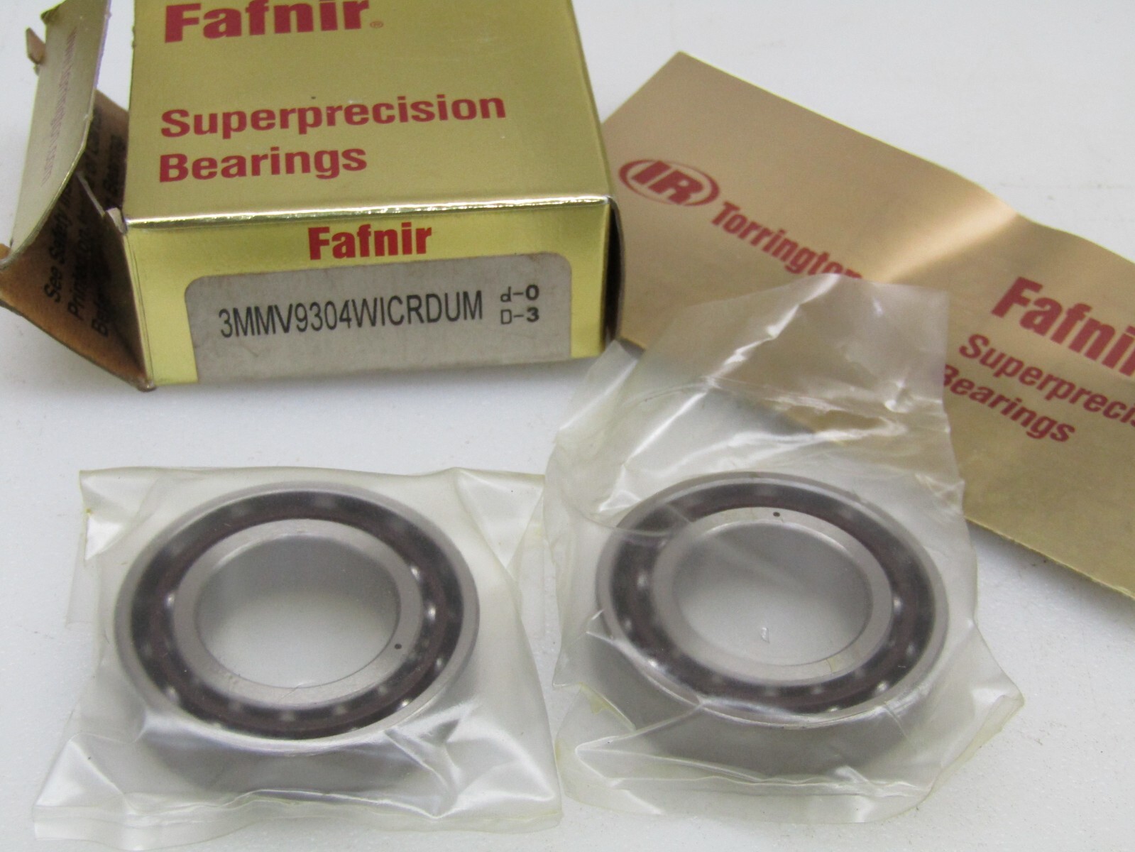 Fafnir 3MM9304WI CR DUM Super Precision 2-Bearing Set