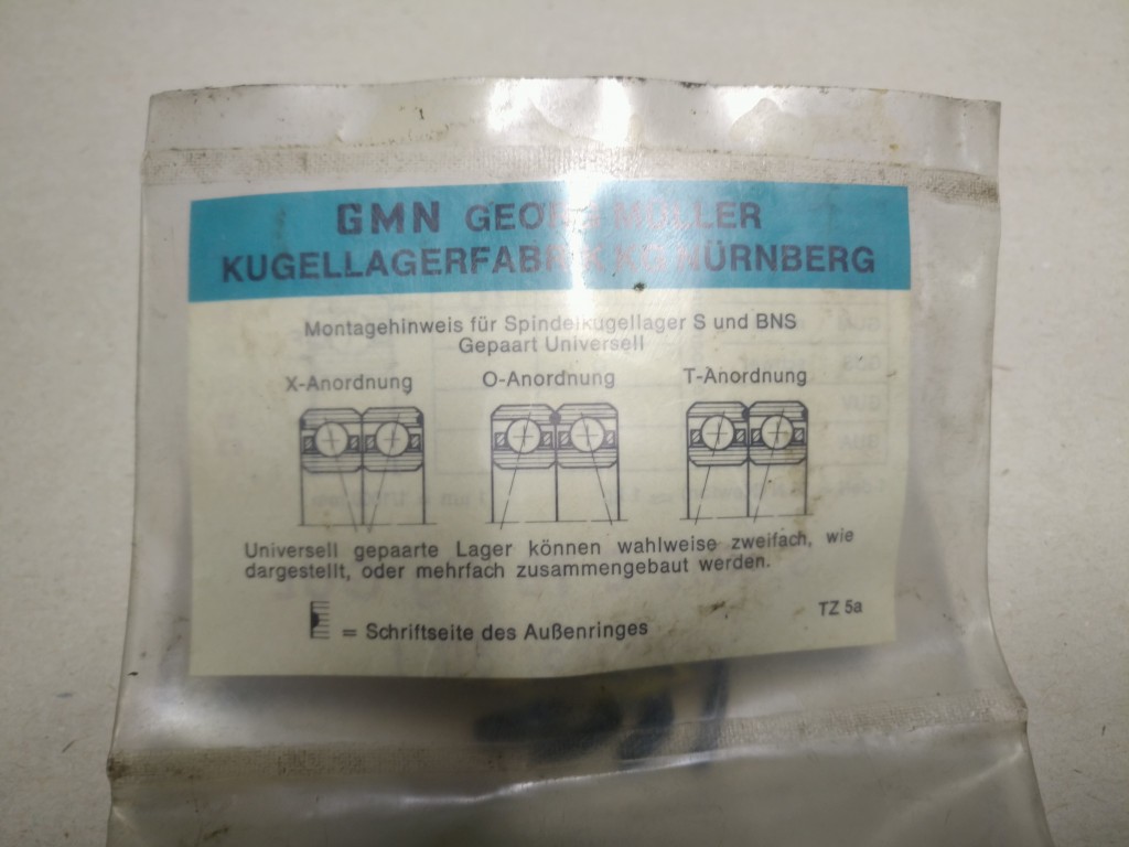 GMN S 6010 CTBHGGUL (7010 CDGA/P4A/DG) 50x80x16 (32) mm, 1 pair