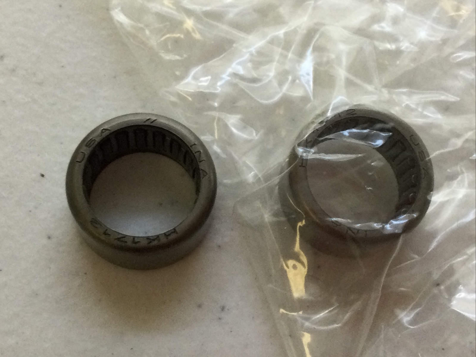 INA LOT OF 2 HK1712B NEEDLE BEARING 17x23x12MM, FREE SHIPPING