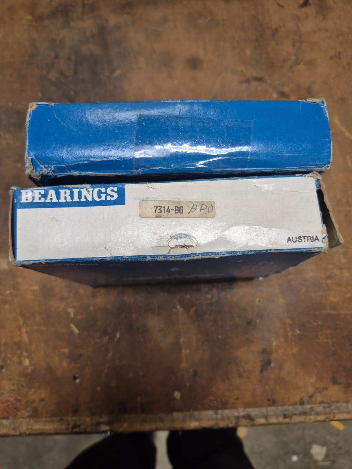 Pair Of Steyr 7314 BG Angular Contact Ball Bearing 70 X 150 X 35mm 7314-BG