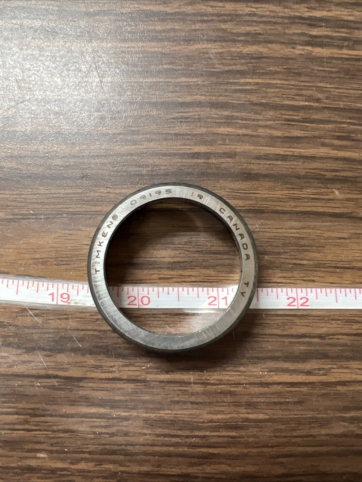 NOS Timken 09195 Tapered Roller Bearing Cup / Race 1.938” OD X 0.5625” Wide