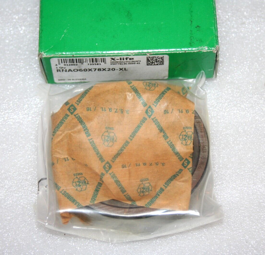 INA RNAO60X78X20-XL Needle Roller Bearing, 60mm X 78mm X 20mm * NEW *