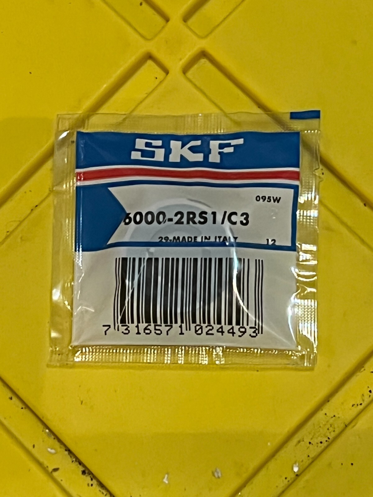 6000-2RS1/C3 SKF Brand Rubber Seal Ball Bearing