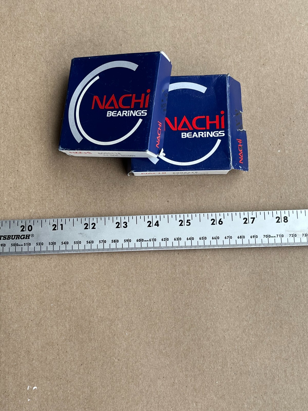Quantity 2 Nachi Quest deep groove Ball bearing 6006 ZZE C3 30x55x13mm, open