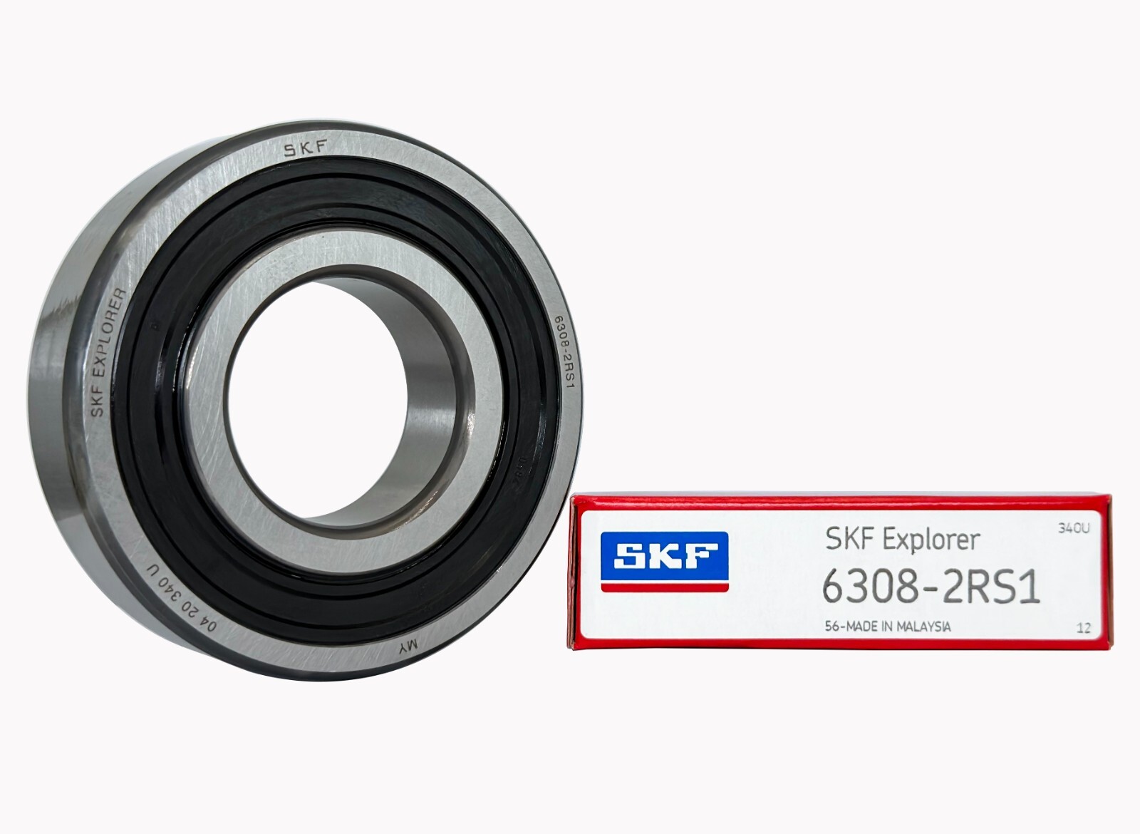 SKF 6308-2RS1 40X90X23MM Double Rubber Seal Ball Bearings 6308RS