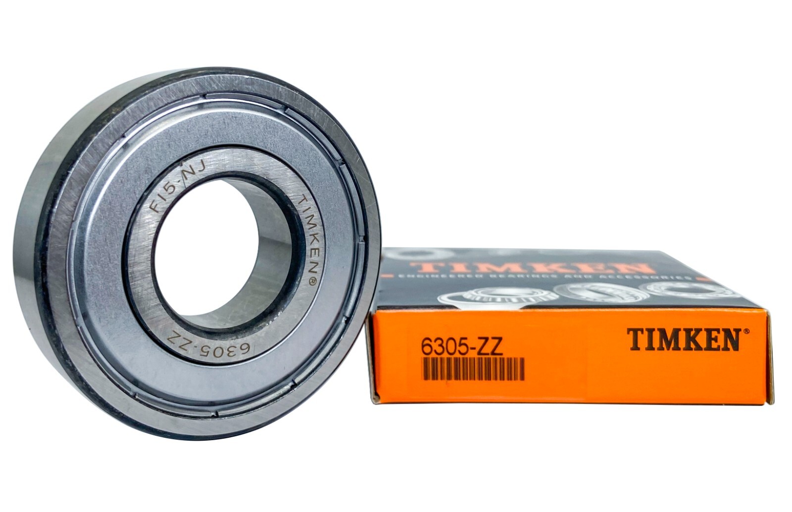 (2Pack) TIMKEN 6305-ZZ 25X62X17MM Double Metal Seal Ball Bearings 6305ZZ