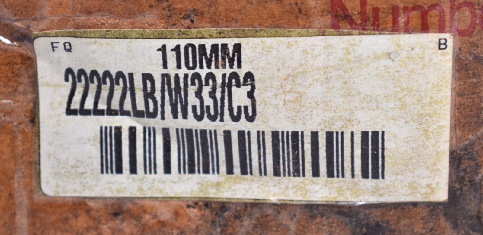 Rexnord Link-Belt 110MM Spherical Roller Bearing 22222LB/W33/C3