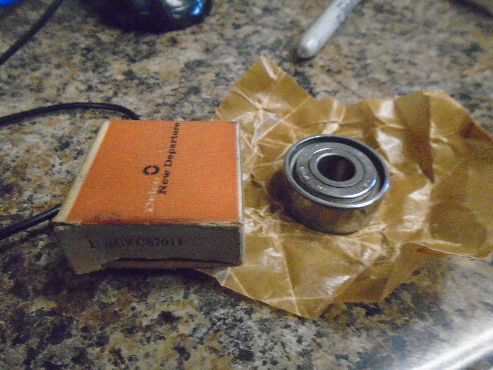 NOS DELCO NEW DEPARTURE CWC87011 WC87011 BEARING 7/16″ X 1-1/4″ X 1/2″ A550