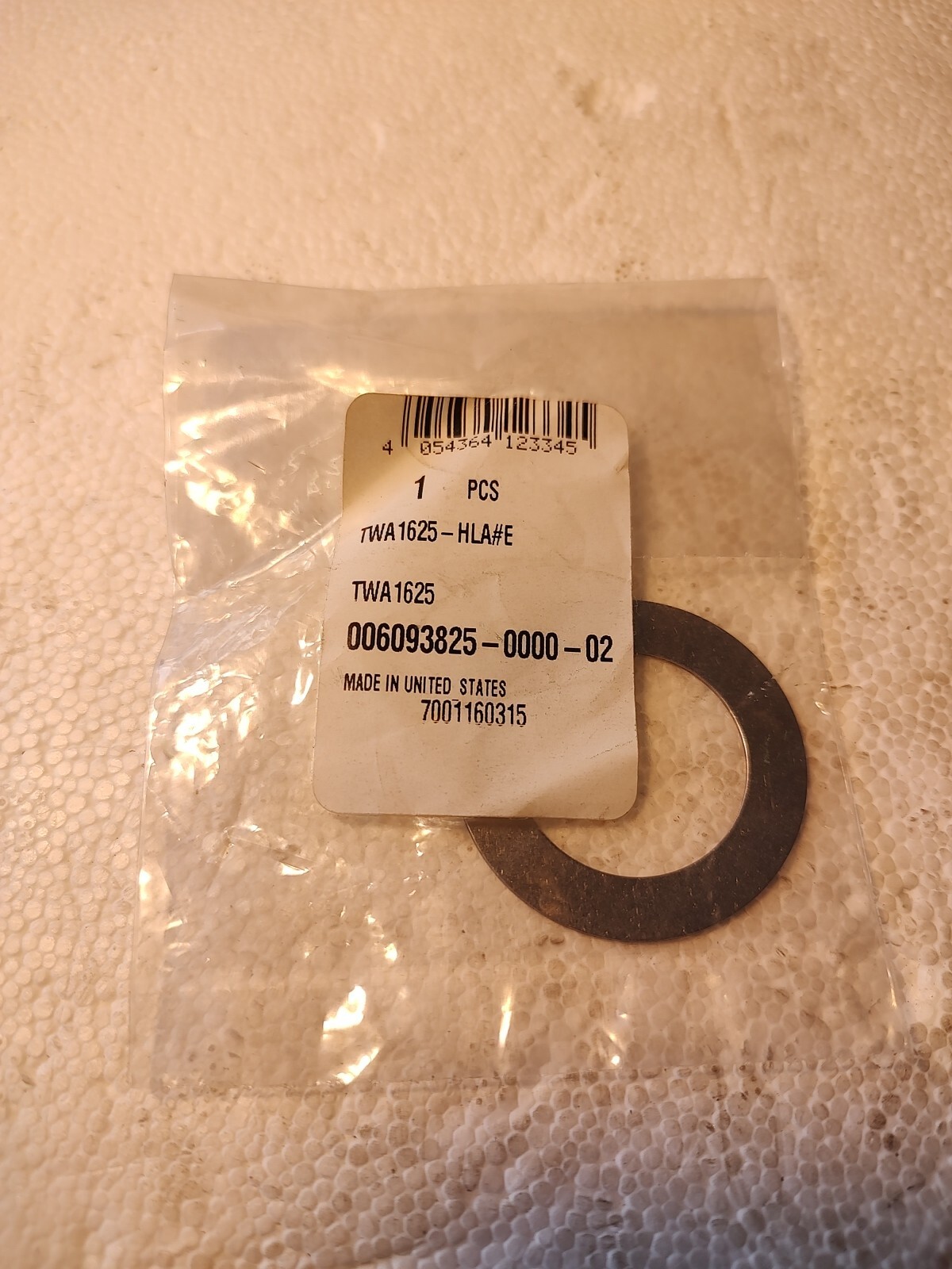 NEW INA TWA1625 THRUST WASHER 1″ X 1-9/16 X 1/32 MADE IN USA