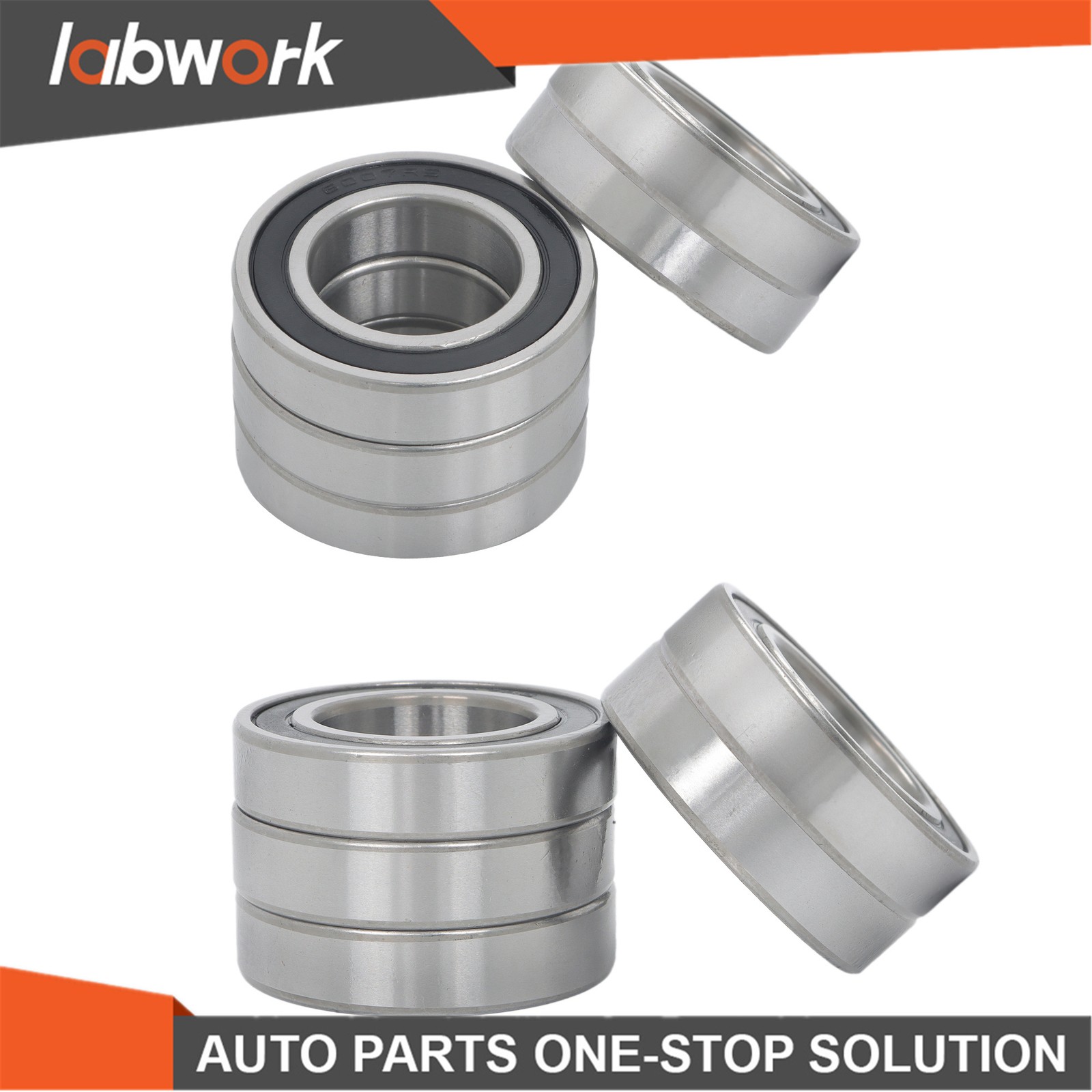 Labwork 6007-2RS Deep Groove Bearings 10pcs 35x62x14mm Rubber Sealed Set