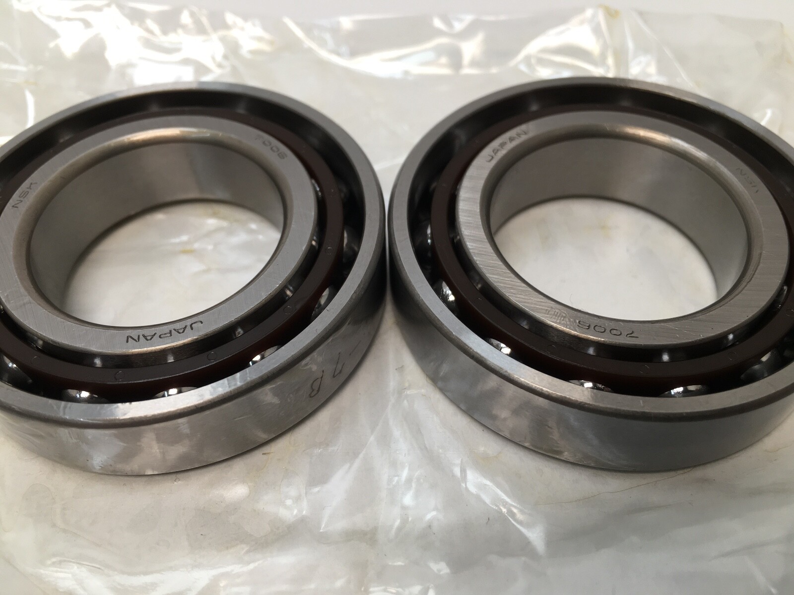 NSK 7006A5TYDUM Angular Bearing 30x55x13 mm 7006A-5TY-DUM Japan 2 pcs