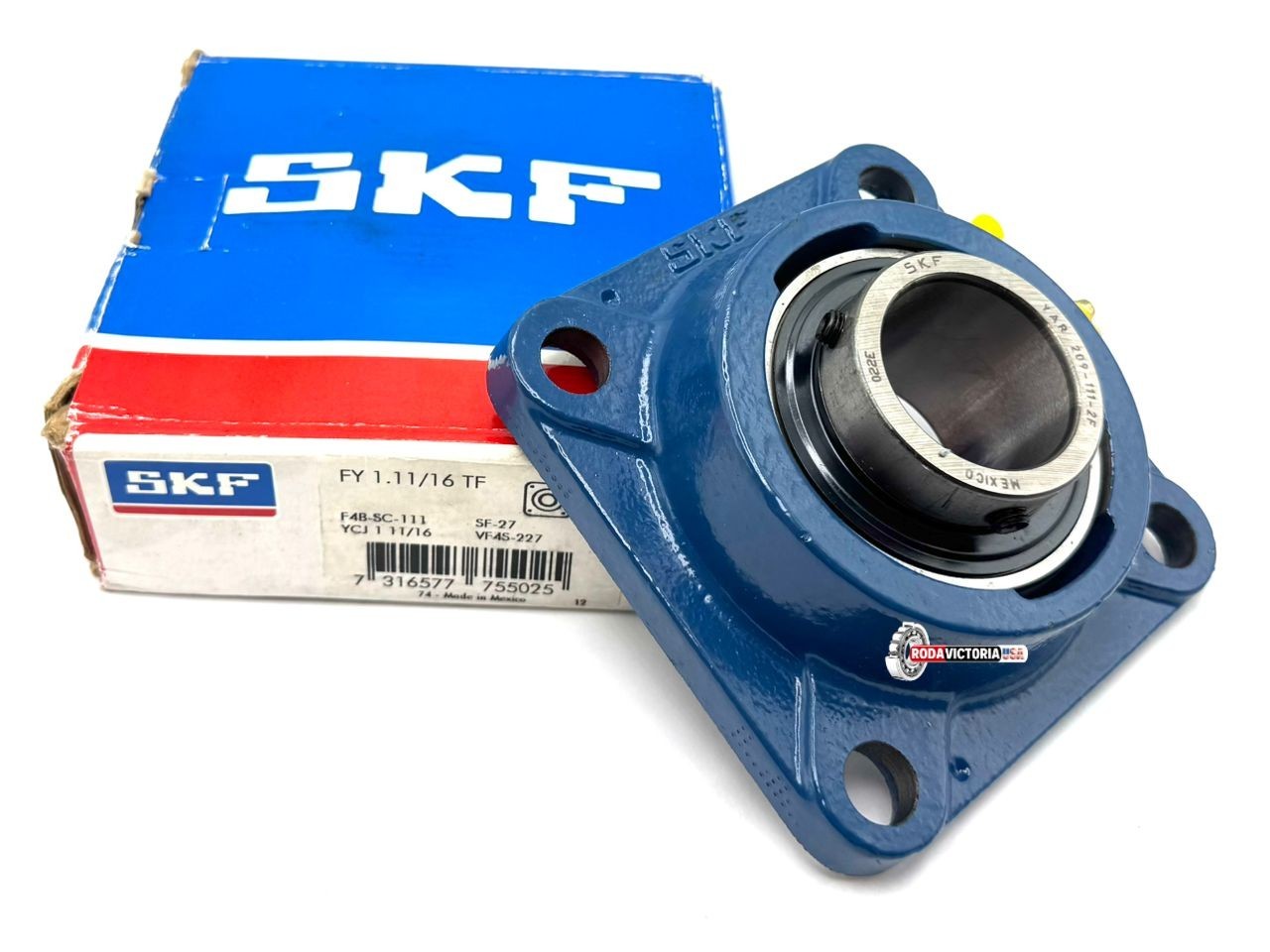 SKF FY1.11/16 TF Housing and Bearing (assembly) YAR209-111-2F + FY50ID 42.863 mm