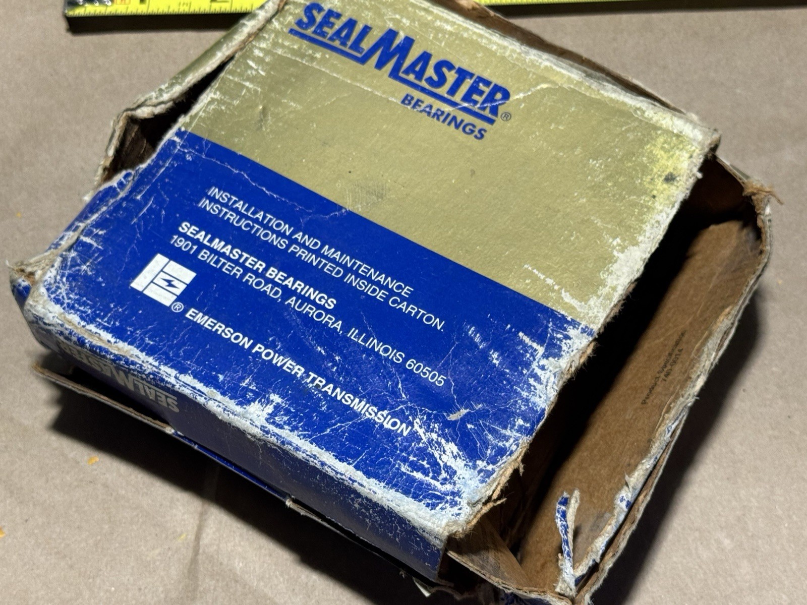 SEALMASTER MSF-19T 1-3/16 4 BOLT FLANGE BEARING F-506