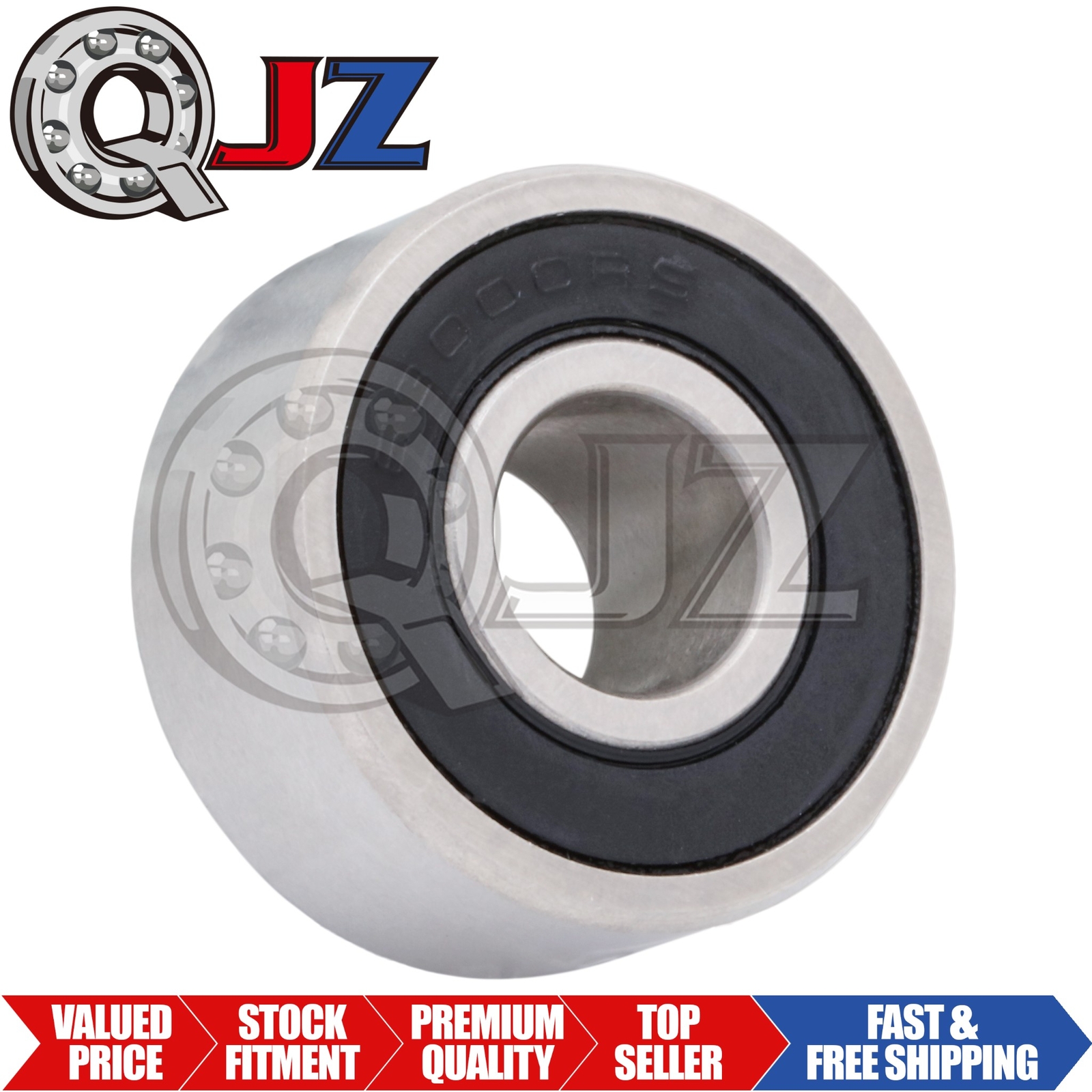 [1-Pack] New 63000-2RS Deep Groove Ball Bearing [10mm Bore x 26mm OD x 12mm W]