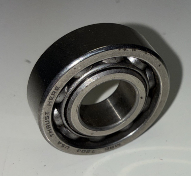 Vintage MRC TRW 7203 ABEC1 Angular Contact Ball Bearing NOS USA Interchange SKF