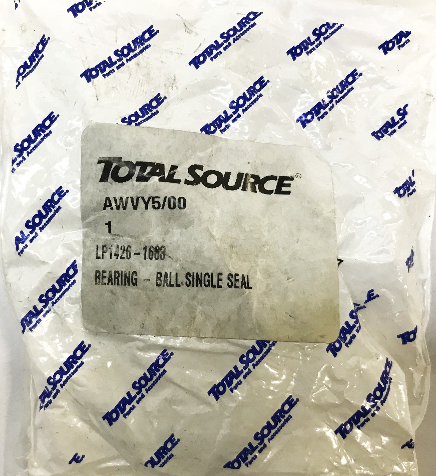 Total Source Single Seal Ball Bearing LP1426-1683 [Lot of 4] NOS