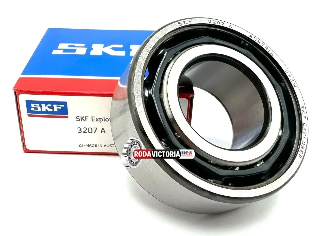SKF 3207 A Angular Contact Ball Bearing, Open, NO SEALS 5207 A 35x72x27 mm