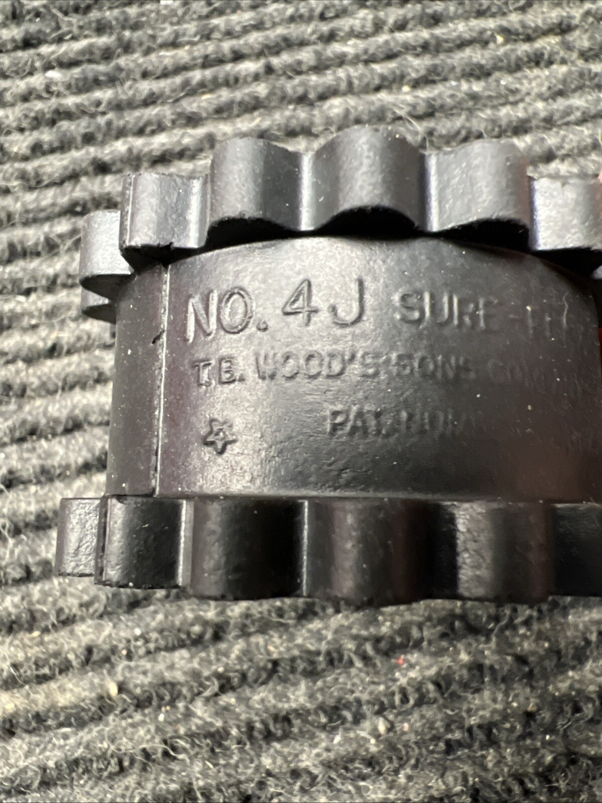 Tb Woods 4J Sure-Flex Sleeve Coupling Insert, 4Je, Epdm Rubber