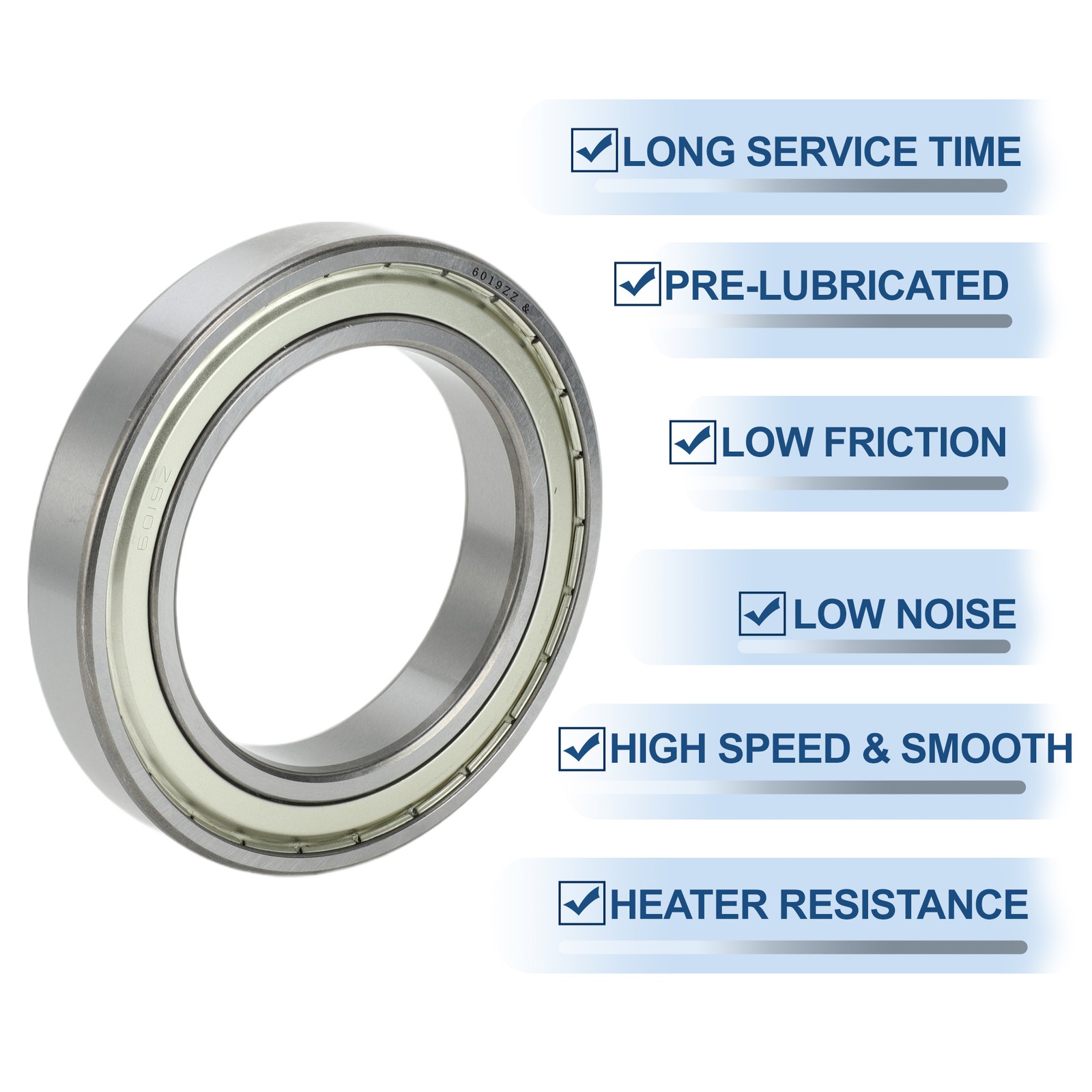 6019ZZ and deep throat ball bearings 95x145x24mm 1pc scooter wheel