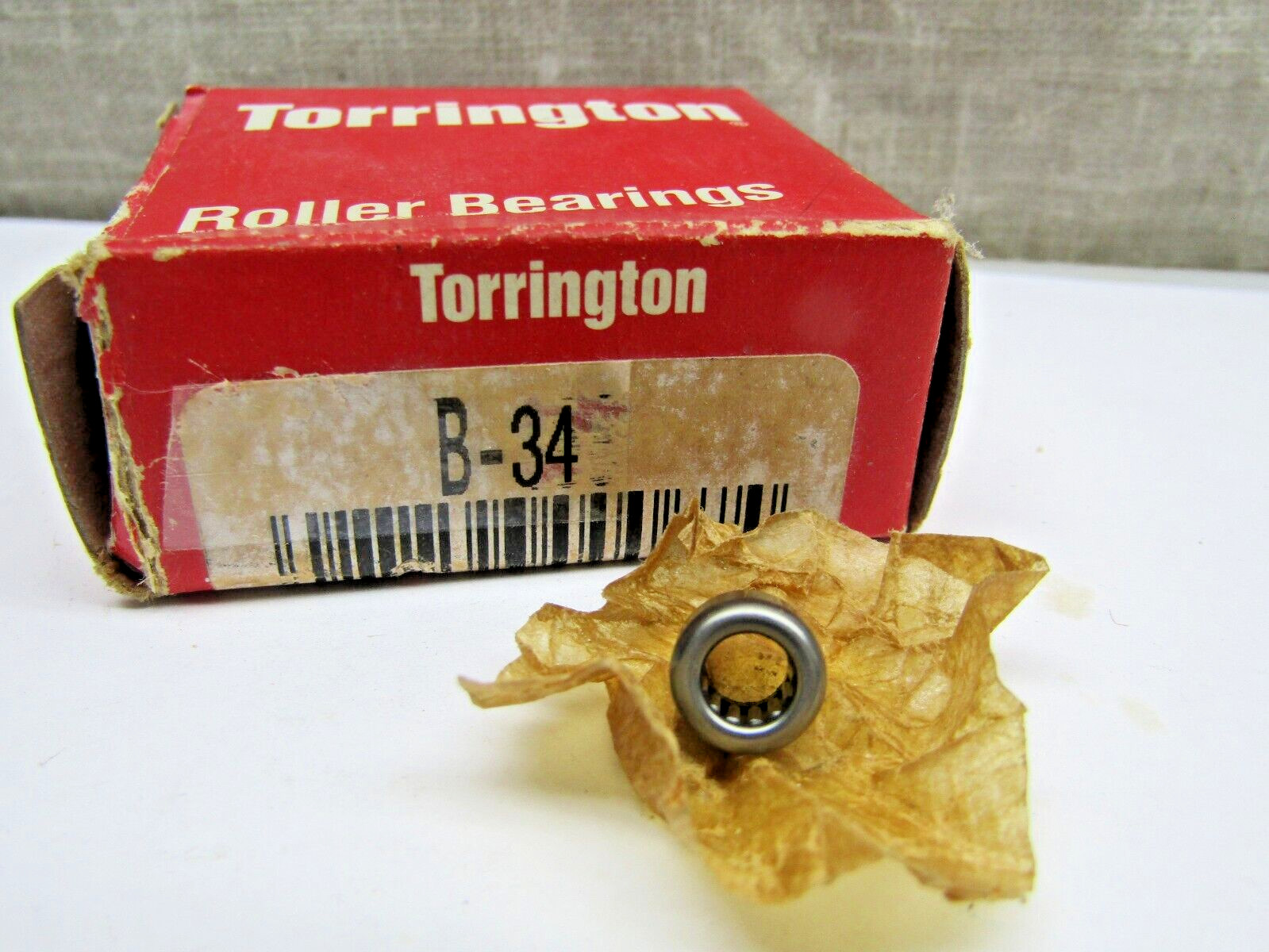 Torrington B-34 3/16″ X 11/32″ X 1/4″ Needle Roller Bearing