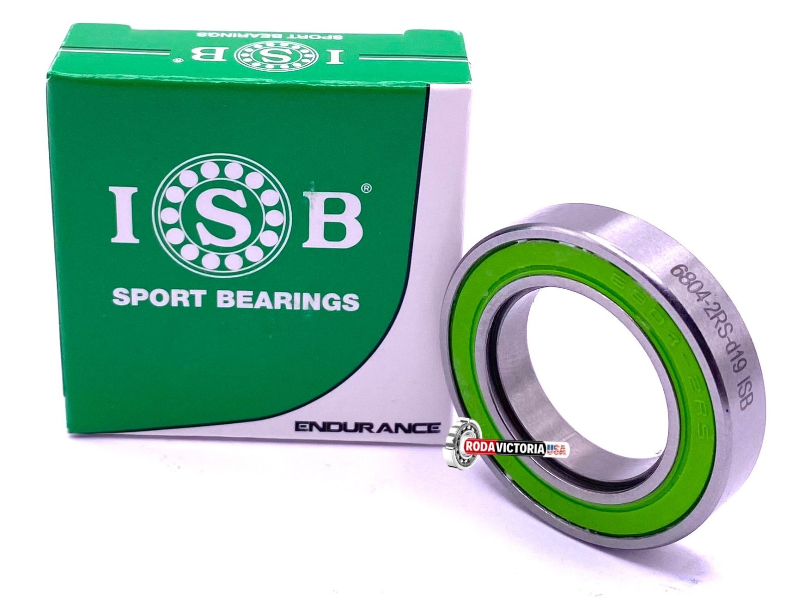 ISB MR6804/19 2RS High Speed, Rubber Sealed Bearing for Bicycles 19x32x7 mm