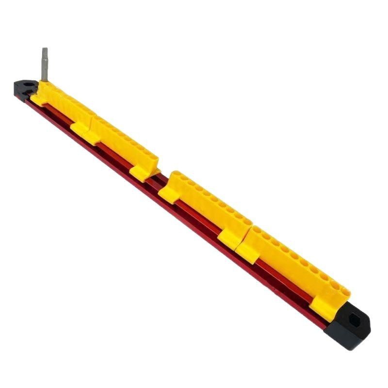 Magnetic Screwdriver Bits Holder Rack Aluminum Alloy 40 Slots Organizer