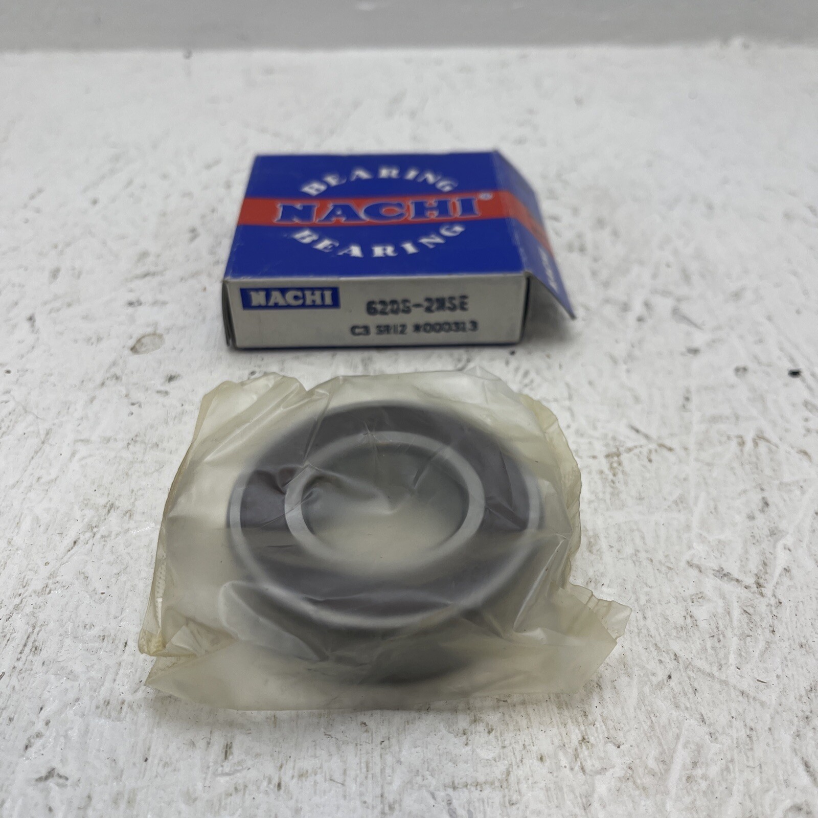6206-2NSE NACHI Rubber Seal Ball Bearing, C3, SRI2, 000313