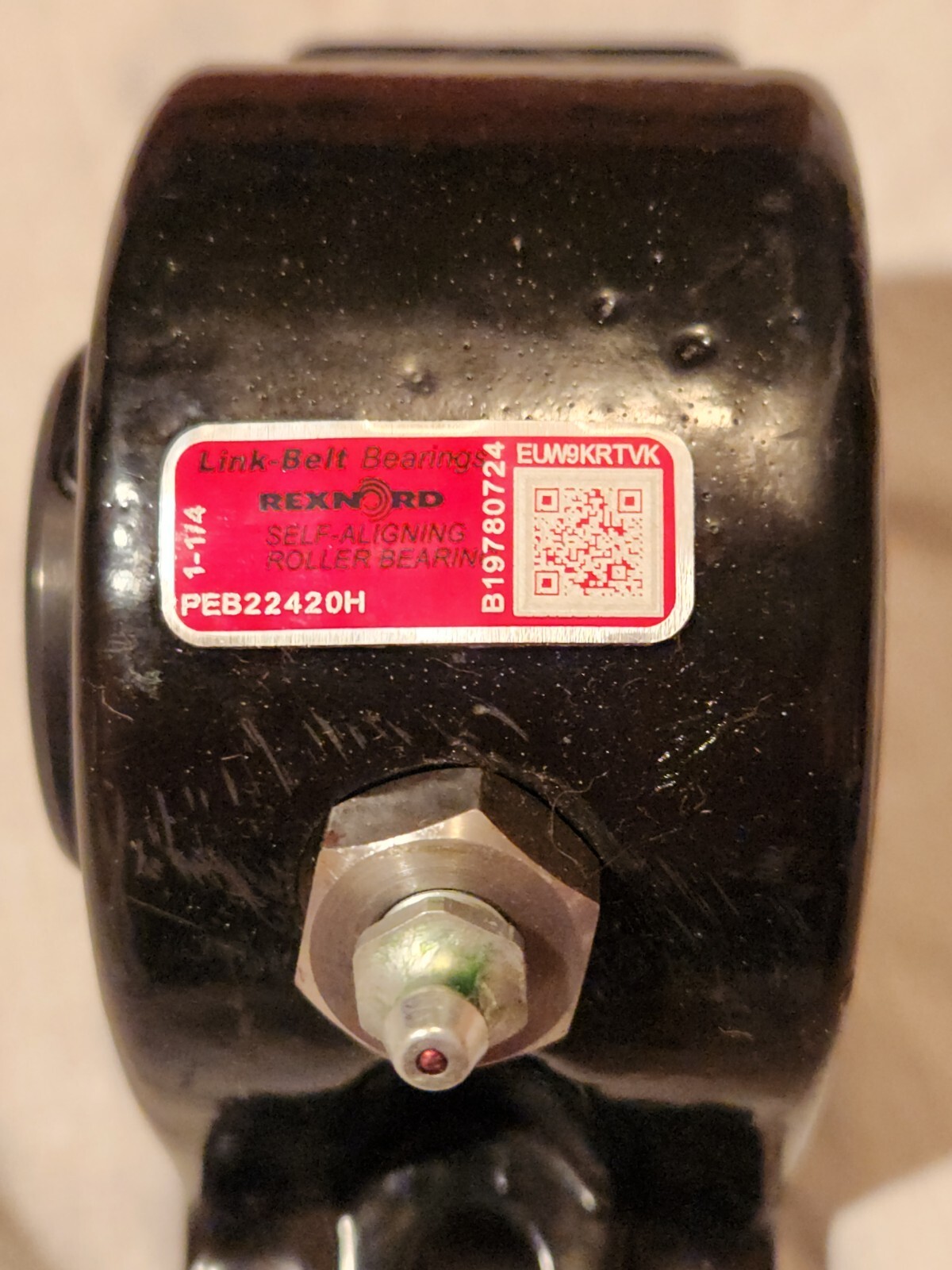 PEB22400 SOLID-HOUSED PILLOW BLOCKSSERIAL NUMBER: EUW9KRTVK