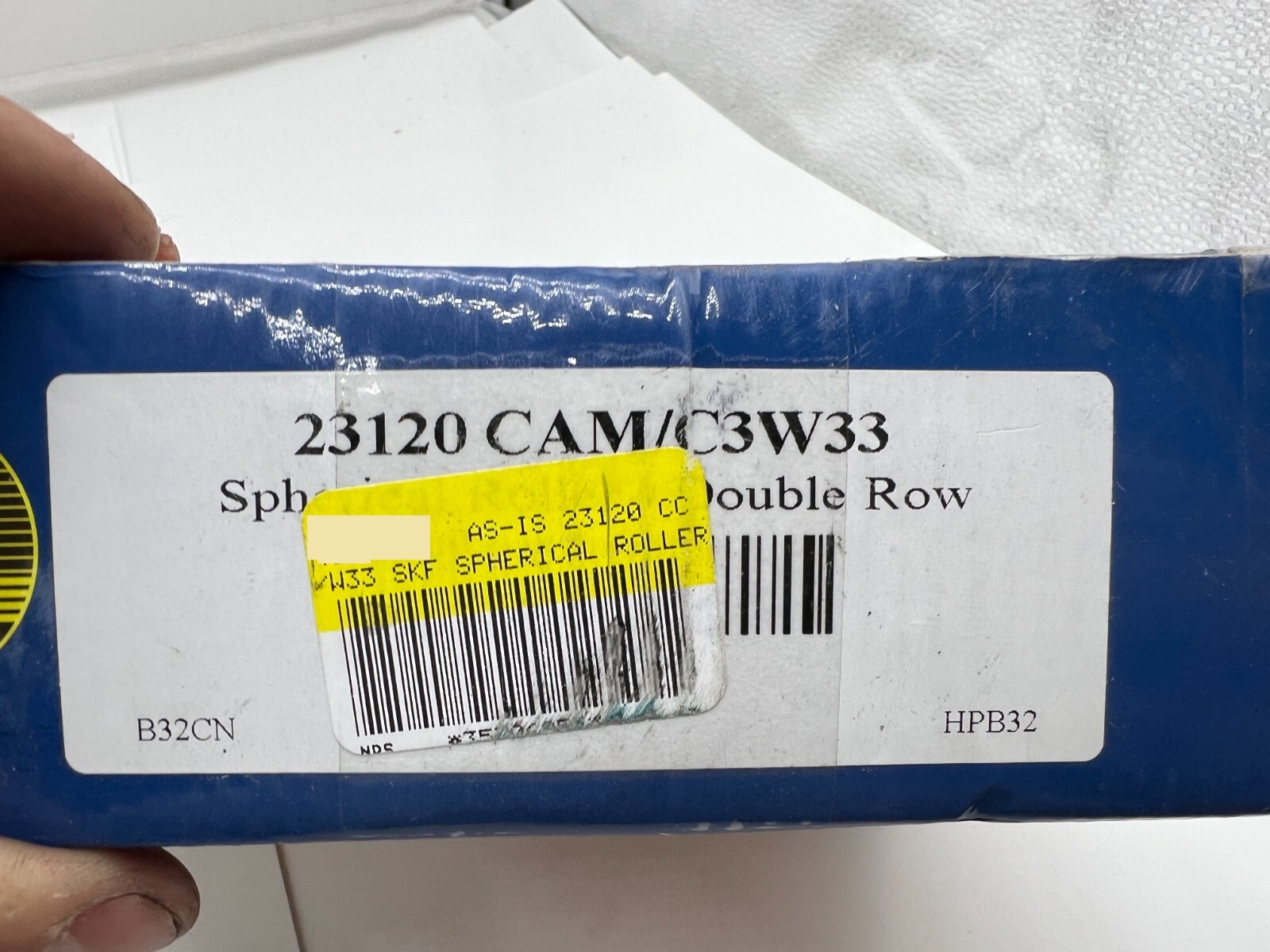 Genuine BL Double Row Spherical Roller Bearing 23120 CAM/C3W33 Silver
