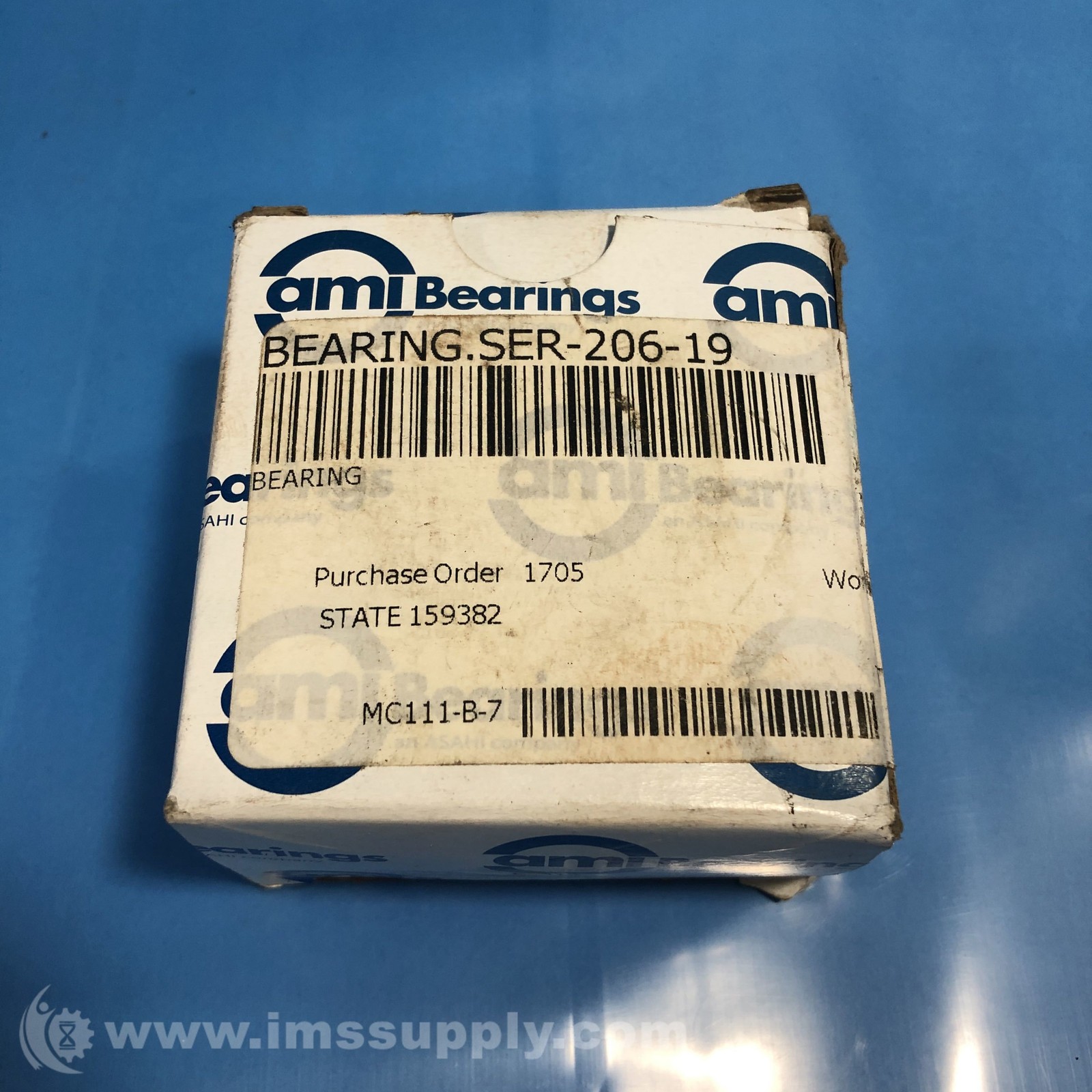 Ami Bearings SER206-19 Ball Insert Bearing with Setscrew Locking FNFP