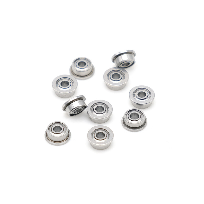 MF52ZZ – MF148ZZ Series. Flanged Miniature Bearings Double Shielded Bearing