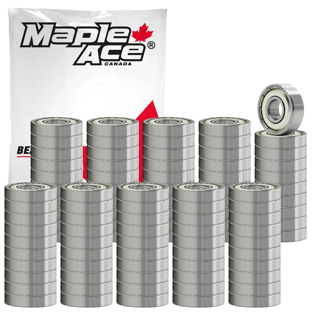 608-ZZ Ball Bearing 8x22x7mm 608 ZZ Metal Shielded (Qty 100)
