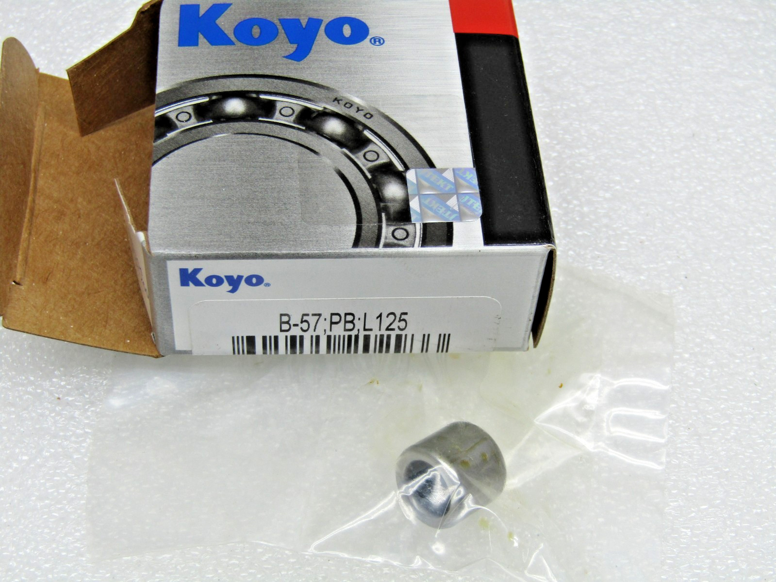 Koyo Torrington B-57 5/16″ X 1/2″ X 7/16″ Needle Roller Bearing Made in USA