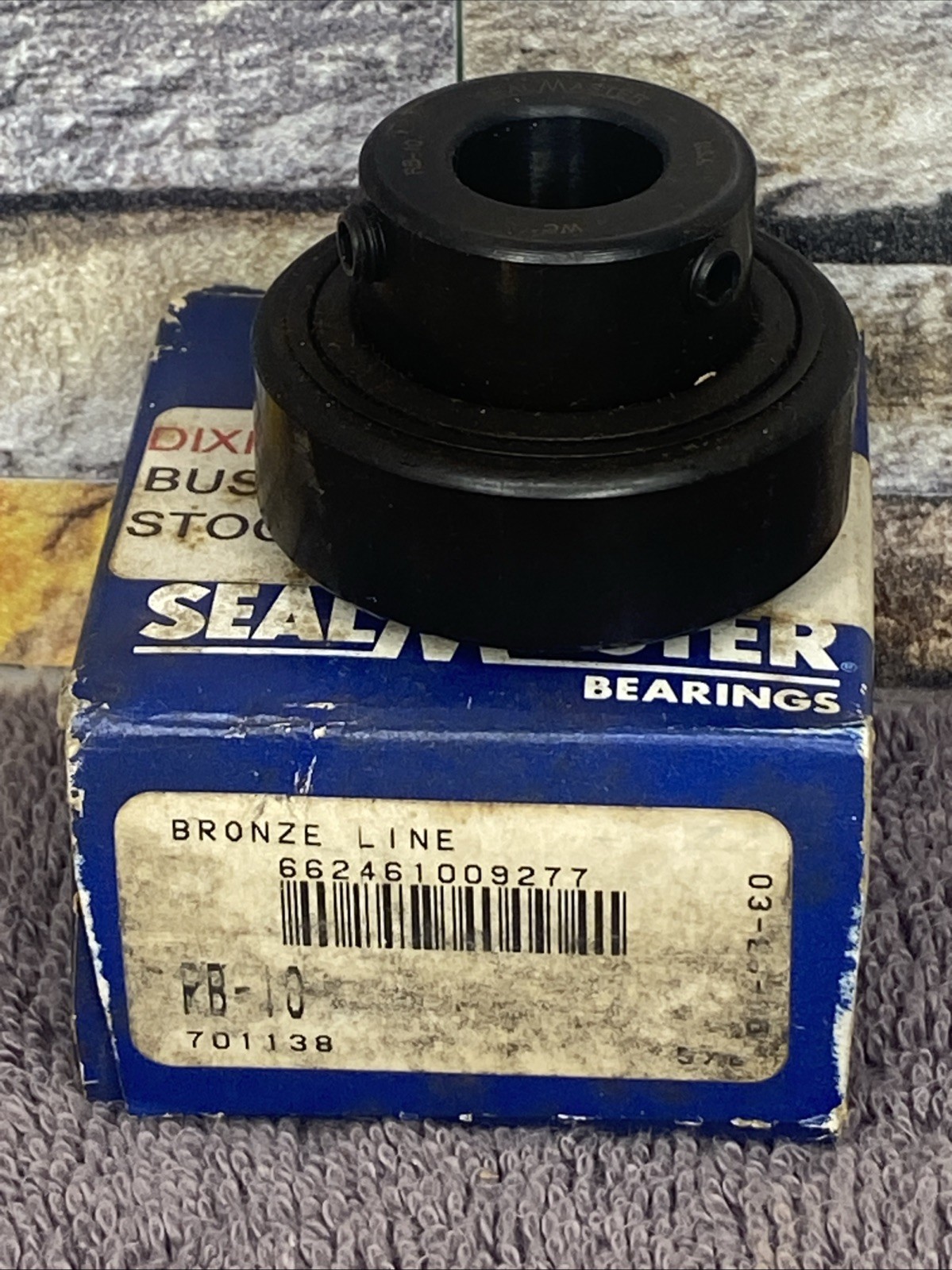 Sealmaster RB-10 5/8″ Insert Bearing New Old Stock New In Box