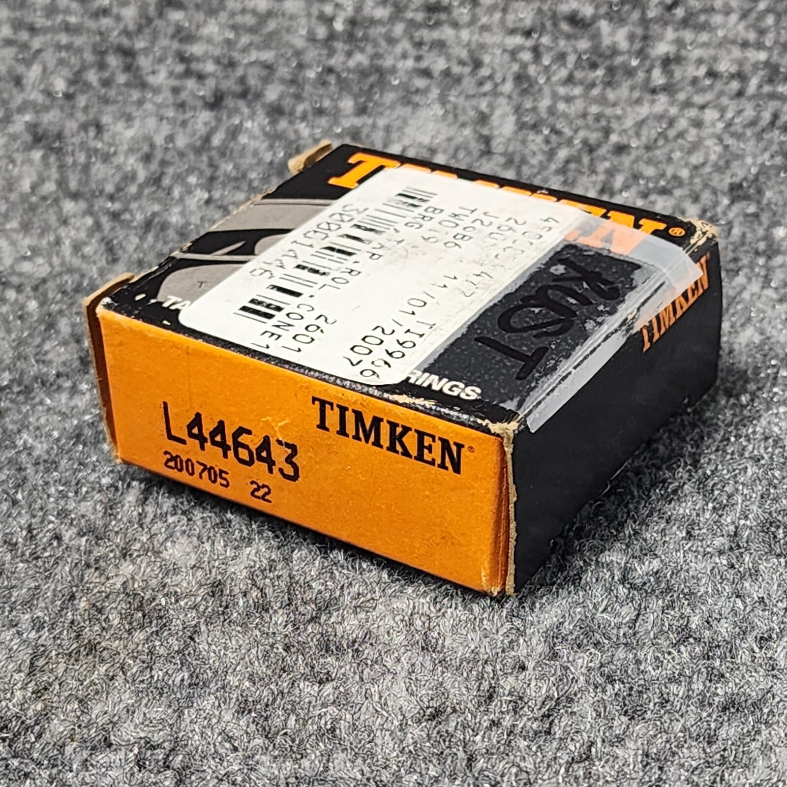 New Timken L44643 / L44643 20024 Tapered Roller Bearing Cone ( Rust )