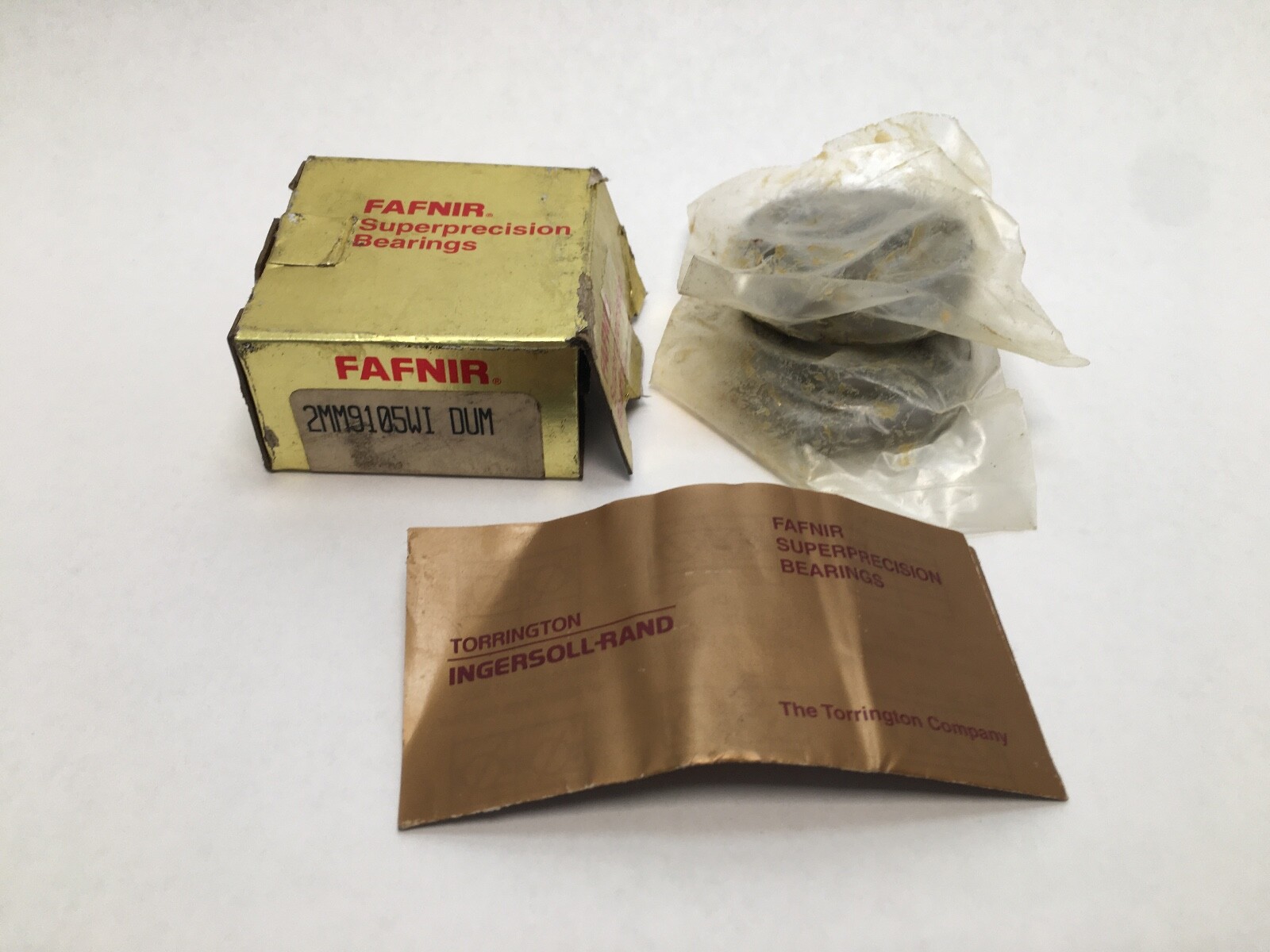 FAFNIR 2MM9105WI-DUM Angular Bearing 24x47x12 mm 7005 2MM 9105 WI DUM USA Set