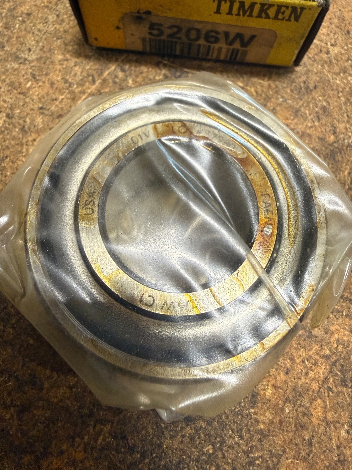TIMKEN 5206W DOUBLE-ROW ANGULAR CONTACT BALL BEARING (NEW)