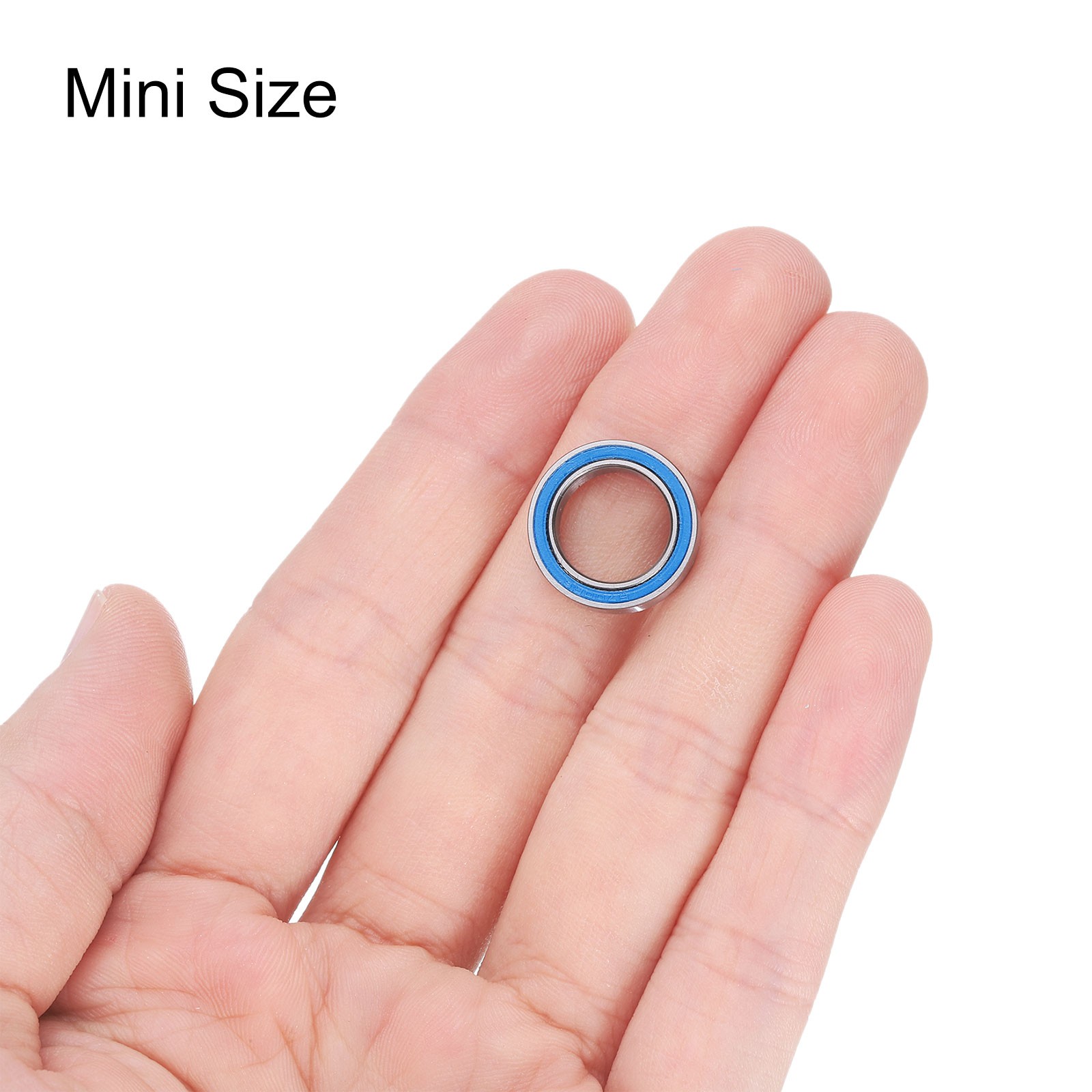 20pcs 6700-2RS Miniature Ball Bearings 10x15x4mm Double Sealed Bearings Blue
