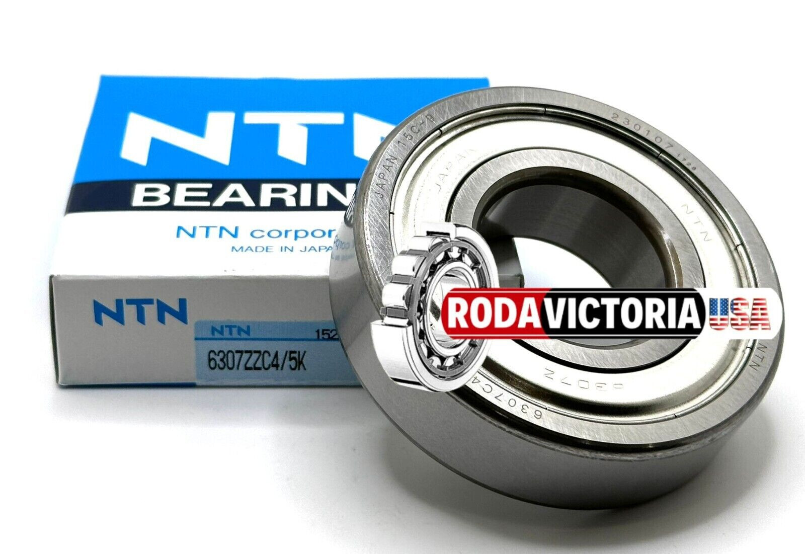 NTN JAPAN 6307 ZZ C4 DEEP GROOVE BALL BEARING, METAL SHIELDED 35x80x21mm