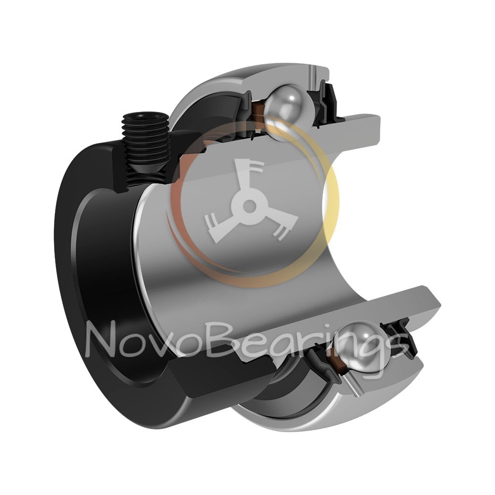 EX207-22G2 Single Row Insert Ball Bearing 34,925x72x20 mm. by SNR brand