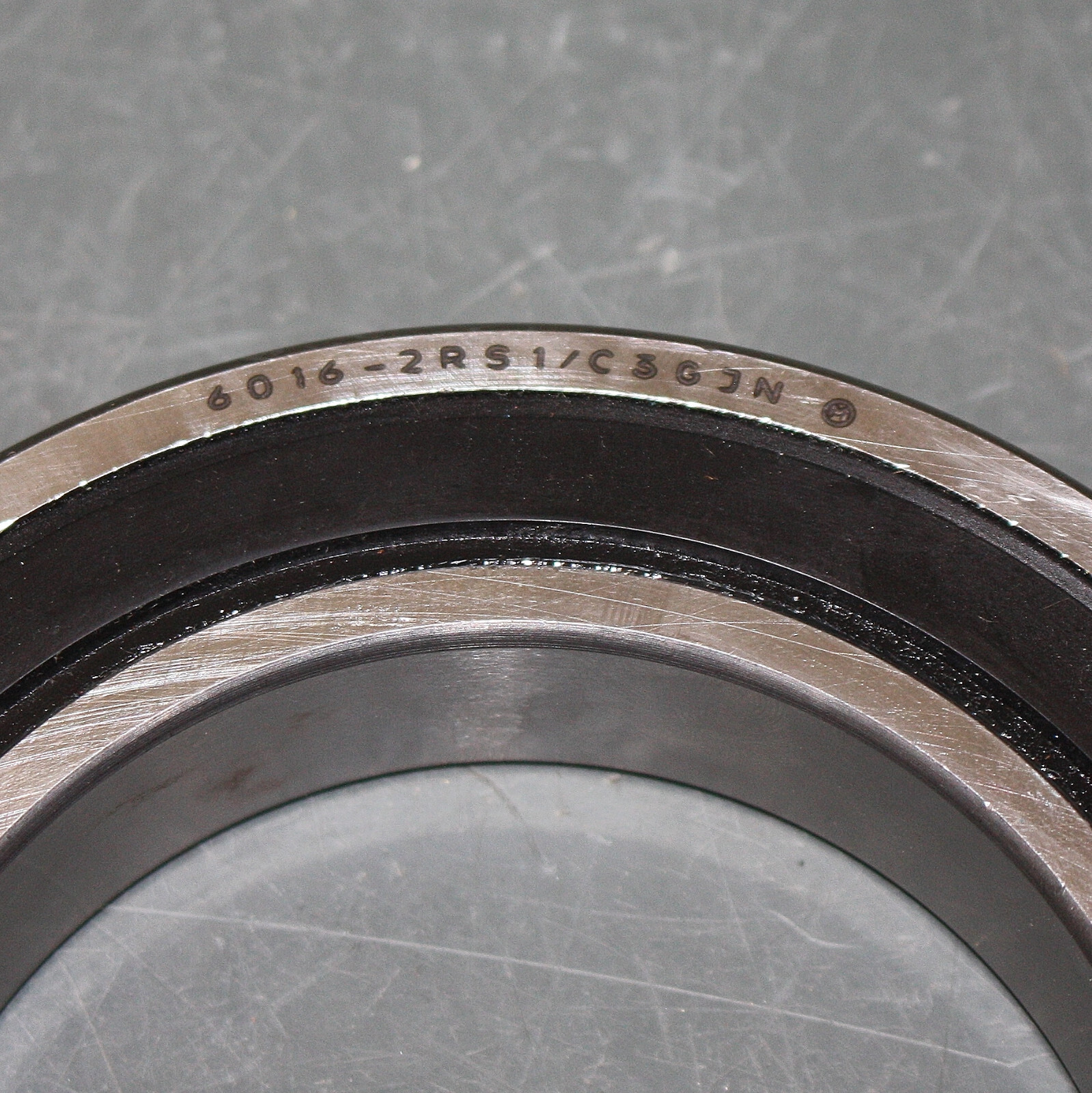 SKF Radial Ball Bearing 6016 2RS JEM, 80 mm x 125 mm x 22 mm, Double Sealed